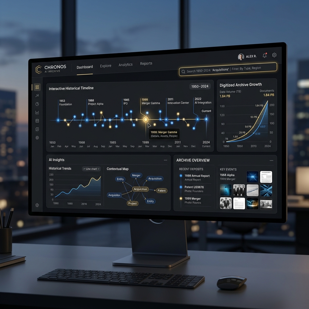 AI Digital Archive Dashboard